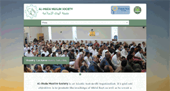 Desktop Screenshot of alhudamuslimsociety.com